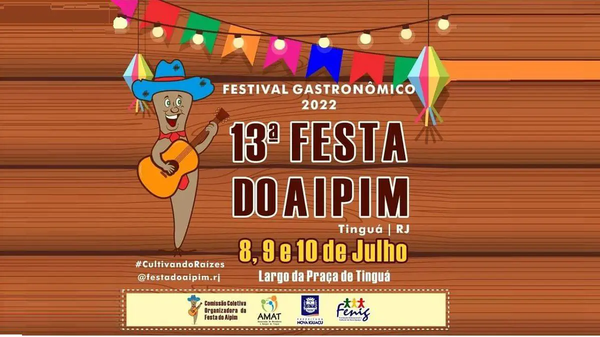 Festa do aipim 2022 em Tinguá – Nova Iguaçu / RJ